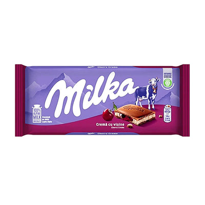 Milka Cherry Creme Chocolate Bar