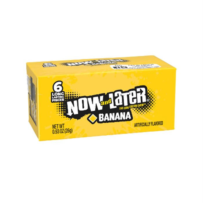 Now and Later Banana Bars 24 Count Box