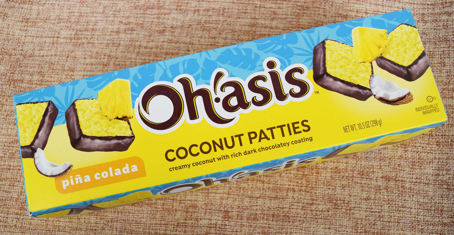 Oh!Asis Coconut Patties Pina Colada Flavor 