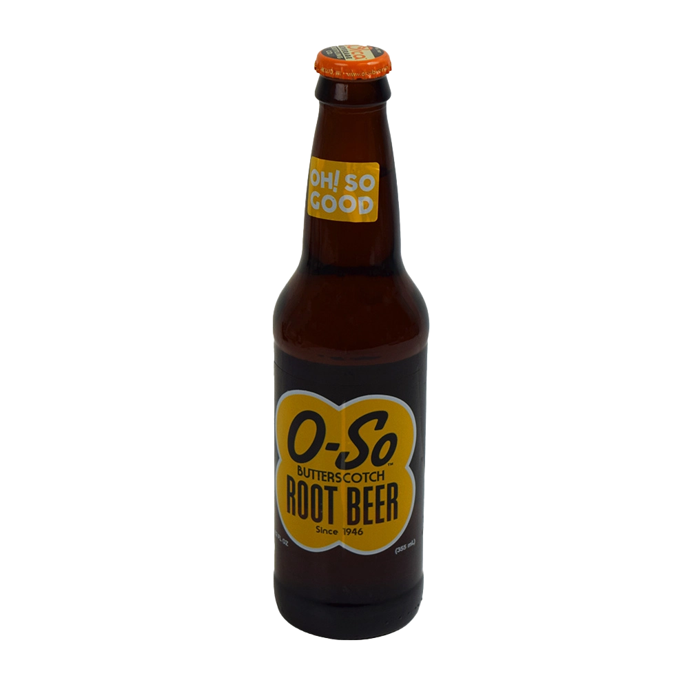 O-So Butterscotch Root Beer Soda