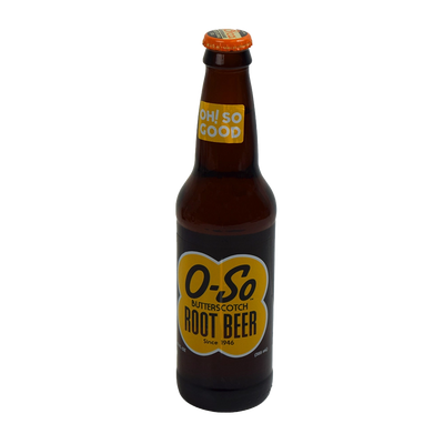 O-So Butterscotch Root Beer Soda