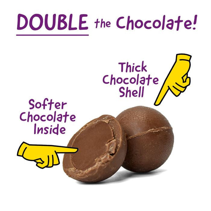 Palmer Purple Foiled Double Chocolate Balls - 2 lb Bag 