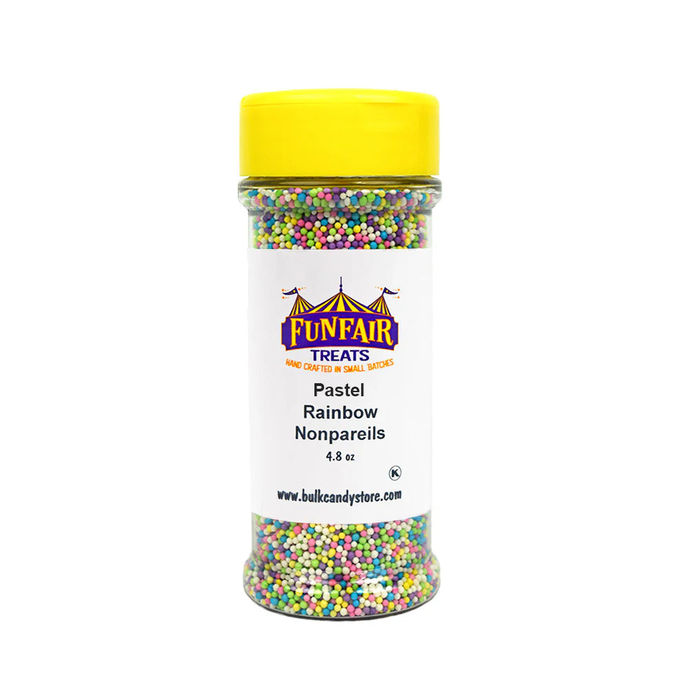 Pastel Rainbow Nonpareil Sprinkles – Bulk Candy Store
