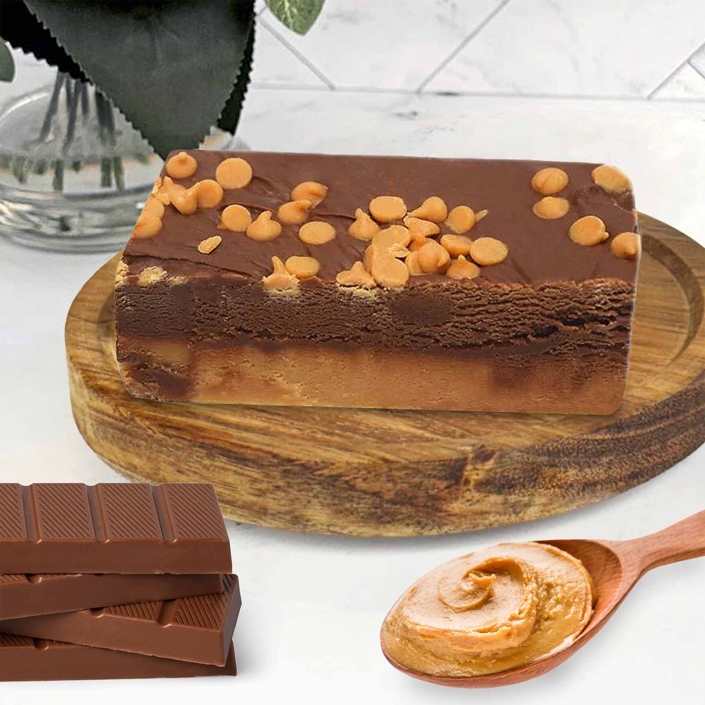 Peanut Butter Chocolate Fudge