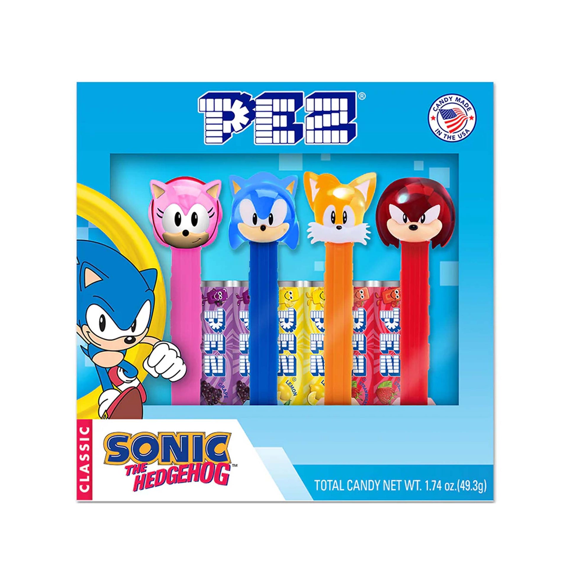  PEZ candy featuring Sonic the Hedgehog characters