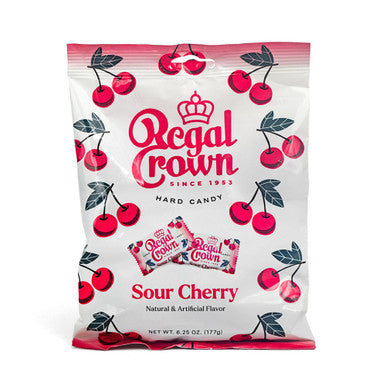 Regal Crown Sour Cherry Hard Candy - 6.25 oz