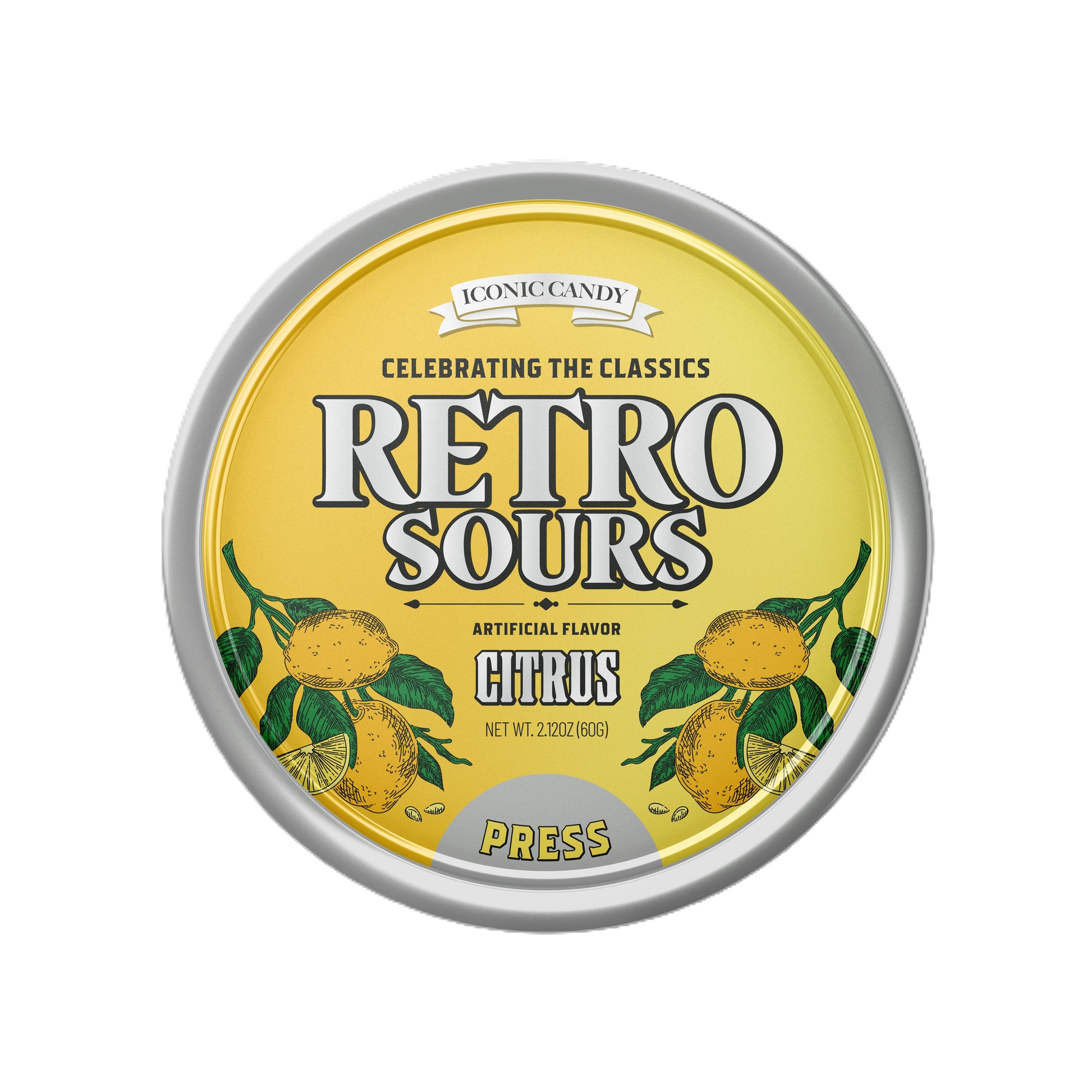Retro Sours Citrus Container