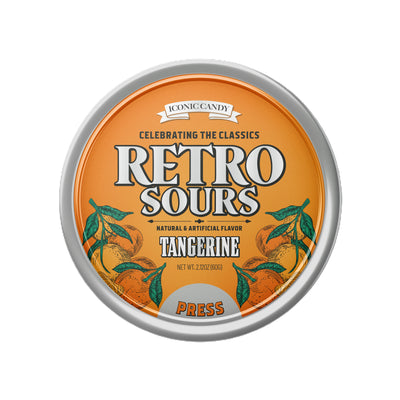 Retro Sours Tangerine Container