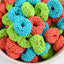 Sour Rings Close Up in a Bowl