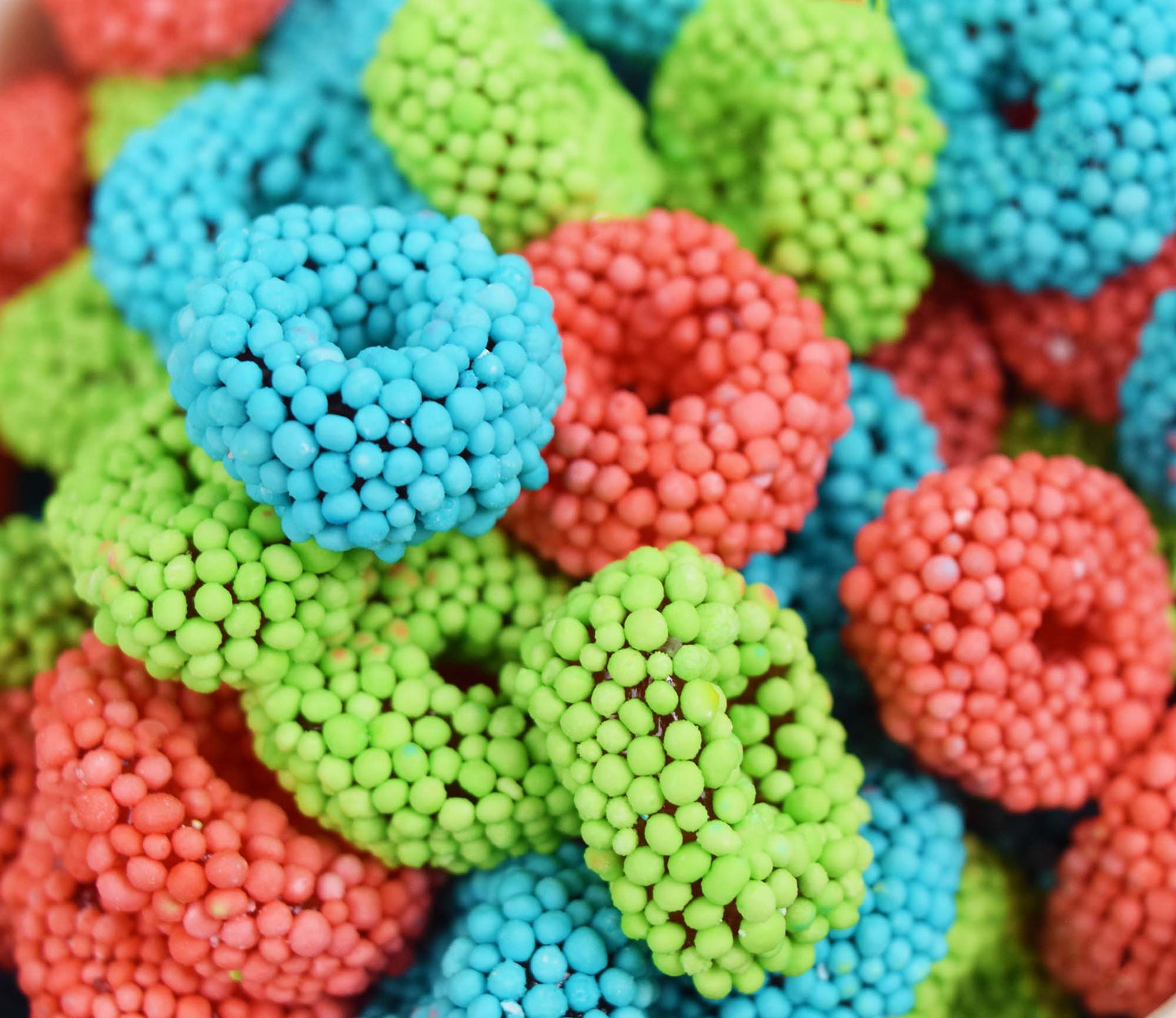 Sour Rings Close Up 