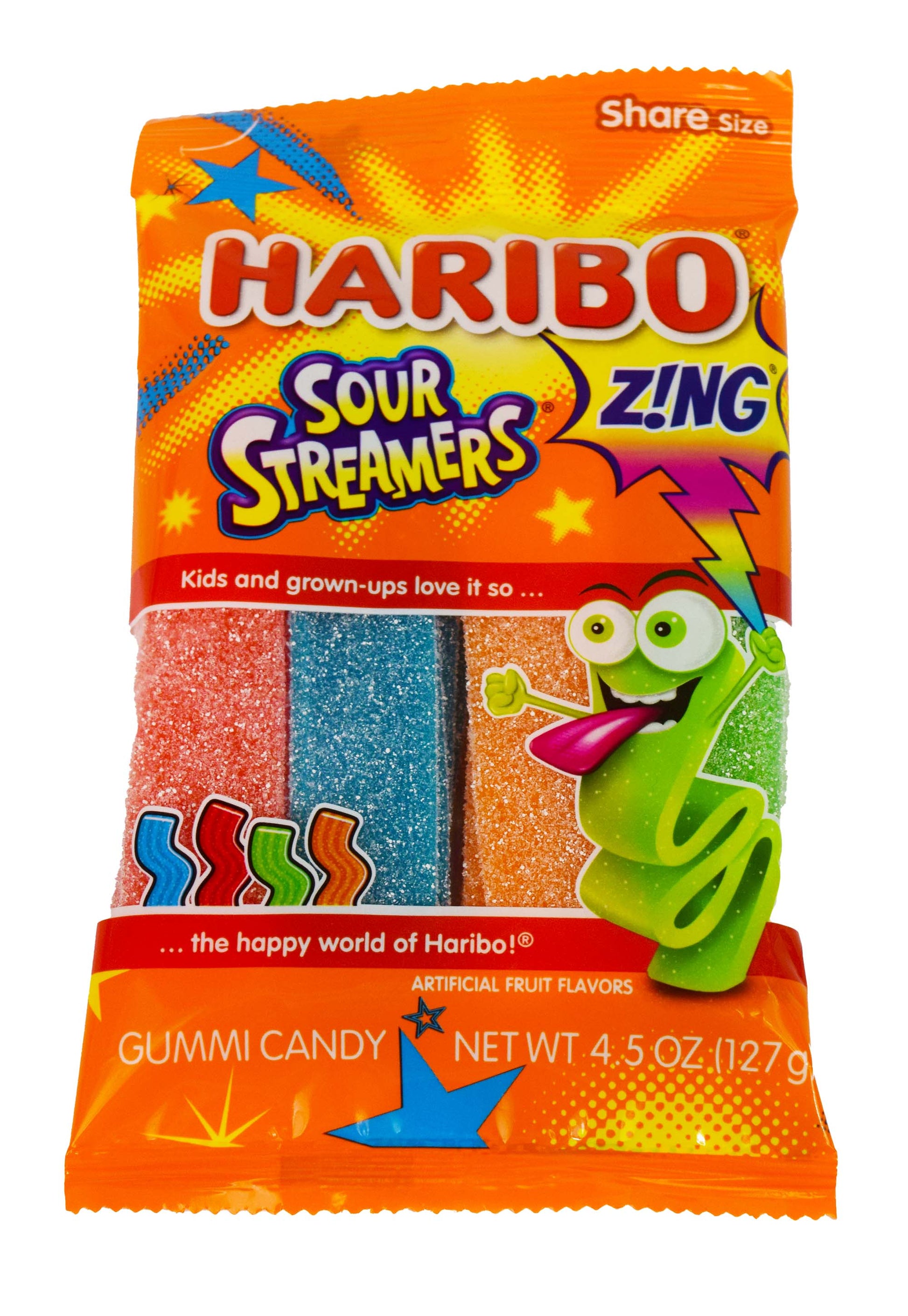 Haribo Zing Sour Streamers