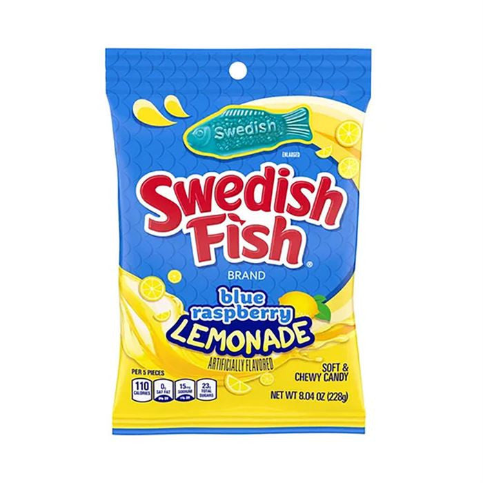 Swedish Fish - Blue Raspberry Lemonade - 8.04 oz Bag – Bulk Candy Store