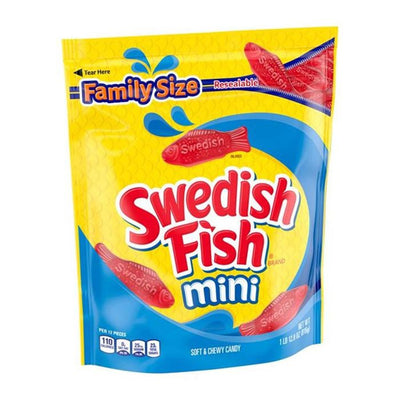 Swedish Fish Mini - Family Size Resealable Bag - Each