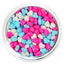 Sweet Maple Candy Pink, White and Blue Happy Hearts