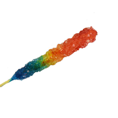 Tie-Dye Rainbow Rock Candy Stick