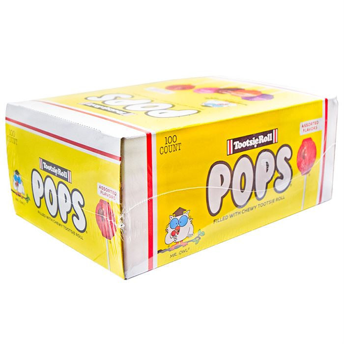 Tootsie Roll Assorted Tootsie Pop Box - 100 Count