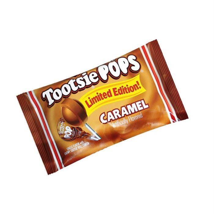 Tootsie Roll Caramel Tootsie Pops - 12.6 oz Bag