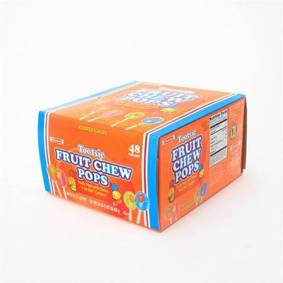 Tootsie Fruit Chew Pops - 48 Count