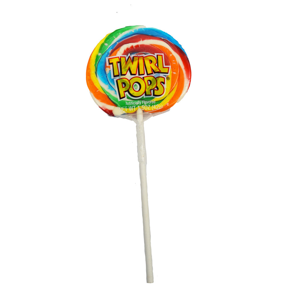 Rainbow Twirl Pops  1.5 oz