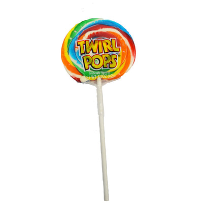 Rainbow Twirl Pops  1.5 oz