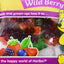 Closeup of Haribo Gummi Bears Wildberry