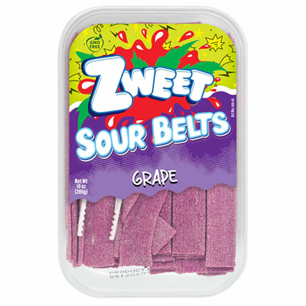 Zweet Sour Grape Belts - 10 oz – Bulk Candy Store