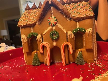 Roof sprinkles and candy canes